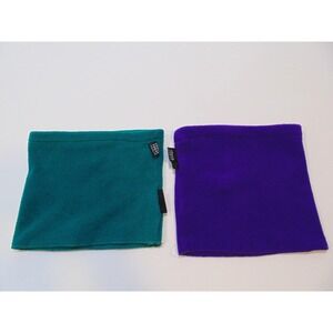 2 - Vintage Made USA Fleece Chuck Roast Conway NH Ski Winter Neck Warmer Gaiter
